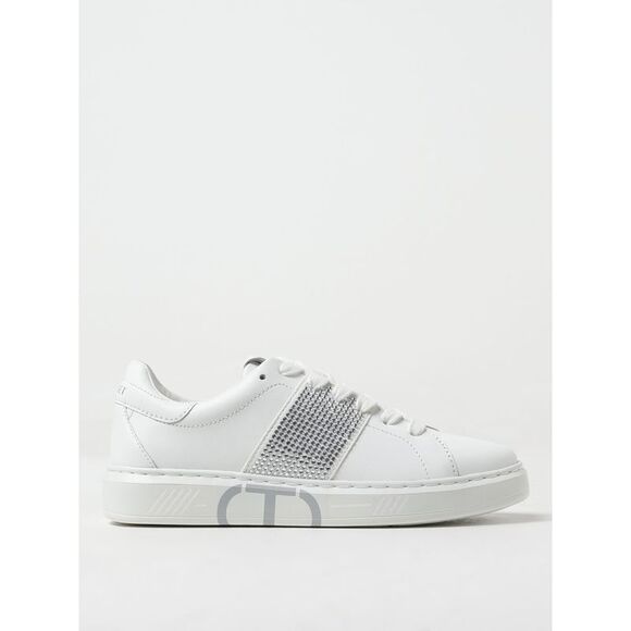 Twinset Beige Polyester Athletic Sneakers